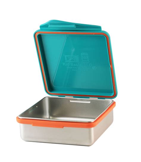 Kid Basix by New Wave Safe Snacker–Stainless Steel Lunchbox 